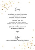 Kerstmenukaart wit brush strook sterren goudlook 3