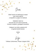 Kerstmenukaart wit brush strook sterren goudlook 3