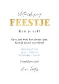 Kinderfeestje ballonnen 1 jaar sterren goud foto 3