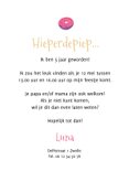 Kinderfeestje uitnodiging unicorn feestje ballonnen confetti 3