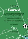 Kinderfeestje voetbalthema aanpasbare leeftijd 3