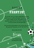 Kinderfeestje voetbalthema aanpasbare leeftijd 3