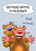 Leuke beterschapskaart met beertje en 1,5 meter glazen 3