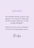 Leuke hondenkaart met vraag om even te bellen 3