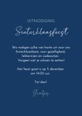 Leuke Sinterklaaskaart met uitnodiging voor Sinterklaasfeest 3