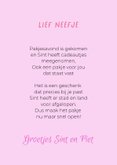 Leuke sinterklaaskaart van hondjes met pietenmuts 3
