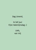 Leuke trendy valentijnskaart  3