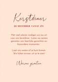 Leuke uitnodiging kerstdiner met kerstkoekjes 3