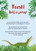 Leuke uitnodiging voor kinderfeest naar de dierentuin 3