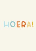 Leuke verjaardagskaart hiep hiep hiep hiep hoera in kleuren 2