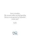 Lief kerstkaartje met pimpelmees 3