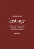 Lief kerstkaartje met schattig egeltje liefdevolle kerst 3