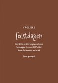 Lief kerstkaartje met vrolijke teckel vrolijke feestdagen 3