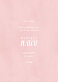 Liefdekaart illustratie lucifers 'Perfect Match' 3