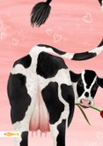Liefdeskaart 'Cow van jou' 2