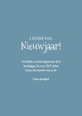 Liefdevol nieuwjaarskaartje met egeltje en sterretje 3