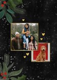 Liefdevolle kerstkaart 2027 met takjes & hartjes 2