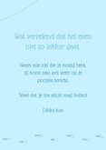 Lieve beterschapskaart kat aan wasdraad 3