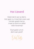 Lieve beterschapskaart zwart hondje met berenmuts en oortjes 3