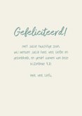 Lieve felicitatiekaart voor geboorte van een zoon! 3