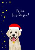 Lieve kerstkaart met labrador puppy 2