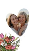 Lieve moederdagkaart denk aan je boeket bloemen tulp roos 2