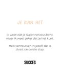Lieve succes zet 'm op kaart van hond met pootje 3
