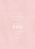 Lieve valentijnskaart illustratie lucifers 'Perfect Match' 3