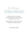 Lieve verjaardagskaart met schattige pinguïn met sjaal 3