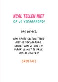 Lieve verjaardagskaart van Franse bulldog met taart 3