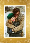 Moderne kerstkaart met eigen foto en aanpasbare teksten 2
