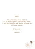 Moederdag Lieve mama bloemetjes 3