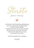 Moederdag sterkte kaart bij overlijden moeder - met engeltje 3