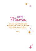 Moederdagkaart beste moeder award medaille liefste mama 3