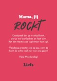 Moederdagkaart grappig rockstar mom humor cartoon 3