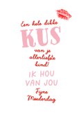 Moederdagkaart met postzegel en aanpasbare foto 3