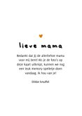 Moederdagkaart uitknip memory met eigen foto's 3