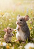 Moederdagkaartje muisje en kind voor de liefste mama 2