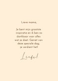 Moederdagkaartje muisje en kind voor de liefste mama 3