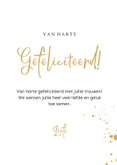 Mooie kaart champagneglazen met spetters en hartjes 3