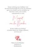 Mooie rouwkaart met roze bloesem takjes in waterverf 3