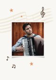 Muzikale verjaardagskaart accordeon muziek happy birthday 2