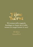 Natuurlijke kerstkaart kerstboom foto fijne kerst trend 3
