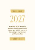 Nieuwjaarskaart 2027 vuurwerk 3