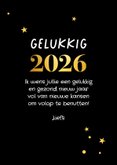 Nieuwjaarskaart humor ‘2026, nieuwe kansen, oude ik' 3