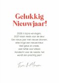 Nieuwjaarskaart illustratie champagne cheers 2027 sterren 3