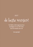 Nieuwjaarskaart met lieve cavia de beste wensen 3