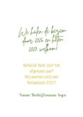 Nieuwjaarskaart met zandloper 2026-2027 3