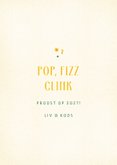 Nieuwjaarskaart pop, fizz clink simpel 3