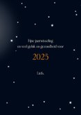 Nieuwjaarskaart roodborst volle maan 3